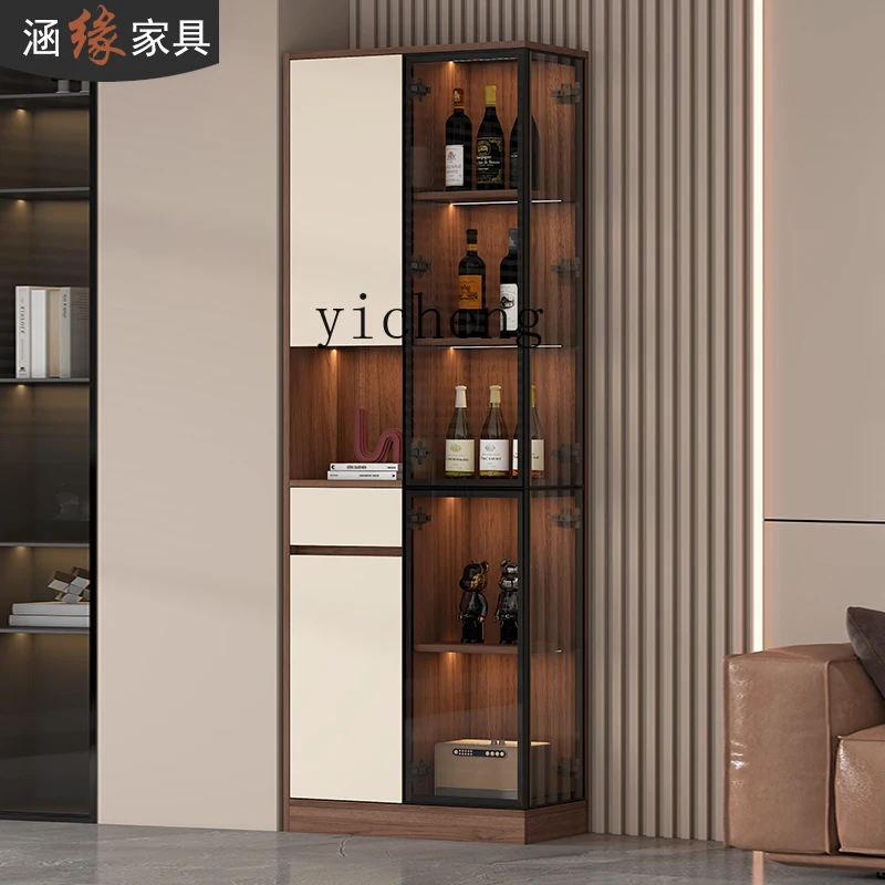 ZZ glass door corner wine cabinet dining side integrated wall high cabinet modern simple home restaurant storage
ZZ glass door corner wine cabinet dining side integrated wall high cabinet modern simple home restaurant storage