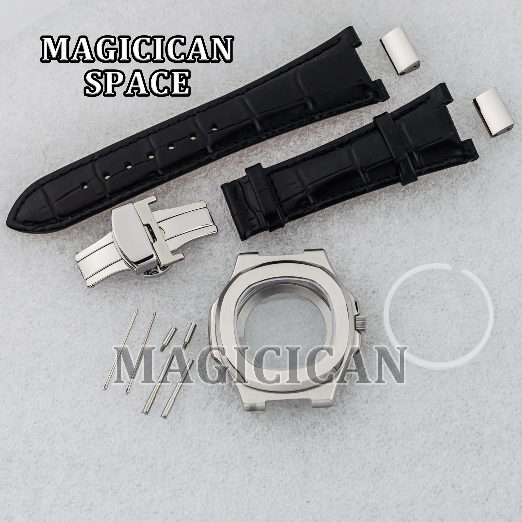 10ATM Waterproof 41mm Case Leather Strap Sapphire Crystal NH35 Watch Case for Nautilus Watch Accessories fit NH35/NH36 Movement
10ATM Waterproof 41mm Case Leather Strap Sapphire Crystal NH35 Watch Case for Nautilus Watch Accessories fit NH35/NH36 Movement