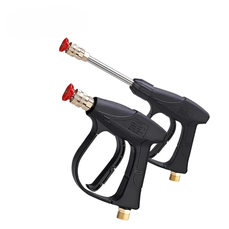 90bar High Pressure Washer Water Cleaning Spray Gun with Quick Connector And Four Colour Nozzle For Karcher High Pressure Washer
90bar High Pressure Washer Water Cleaning Spray Gun with Quick Connector And Four Colour Nozzle For Karcher High Pressure Washer