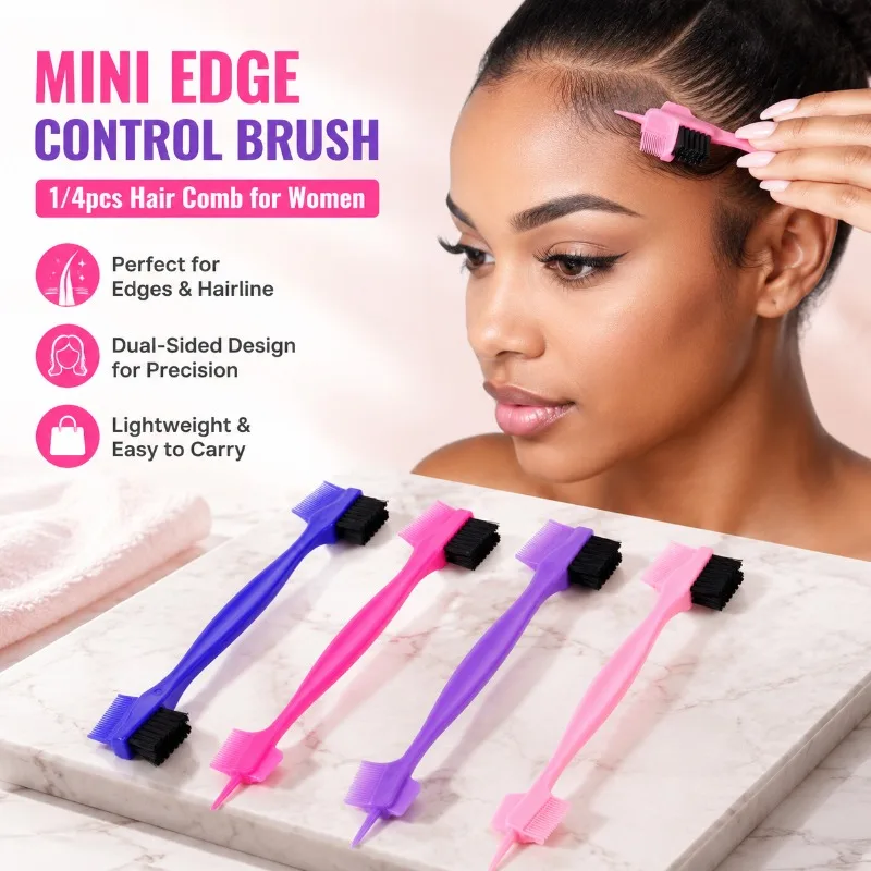 Mini Edge Control Brush Comb,Hair Comb for Women, Edge Brushing and Cutting Comb for Real Hair Wigs
Mini Edge Control Brush Comb,Hair Comb for Women, Edge Brushing and Cutting Comb for Real Hair Wigs