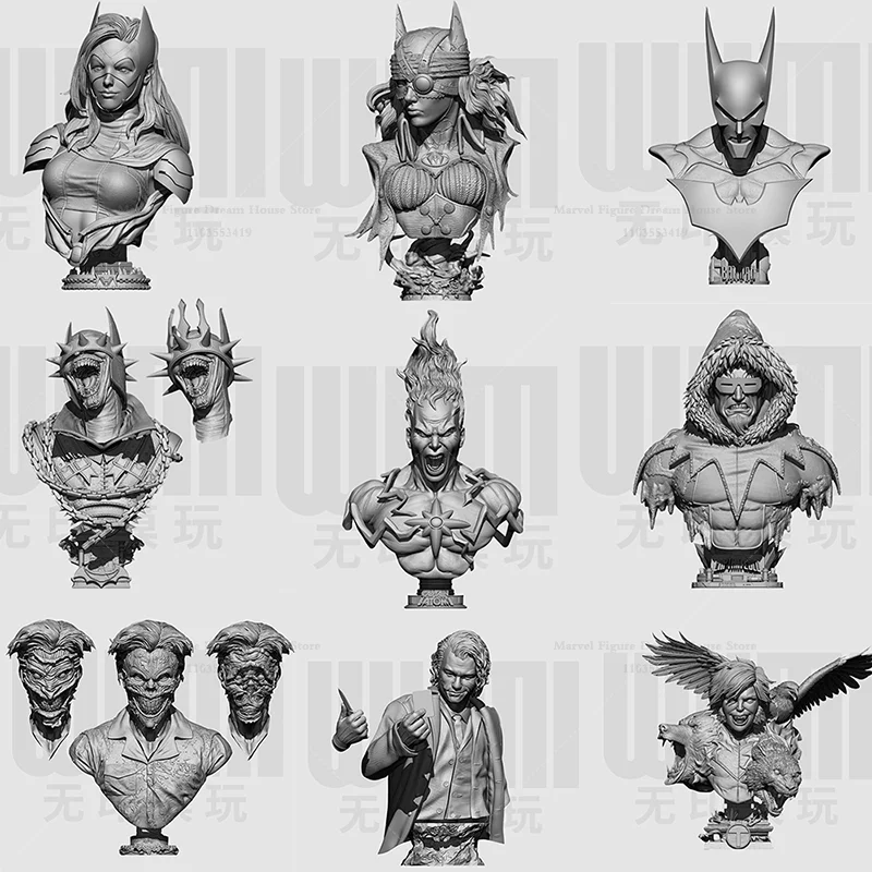1/16 1/10 Scale DIY GK 3D Bust Resin Un-panited White Self-assembly Dolls Villains of the Dark Multiverse Bat Girl Bryce Wayne
1/16 1/10 Scale DIY GK 3D Bust Resin Un-panited White Self-assembly Dolls Villains of the Dark Multiverse Bat Girl Bryce Wayne