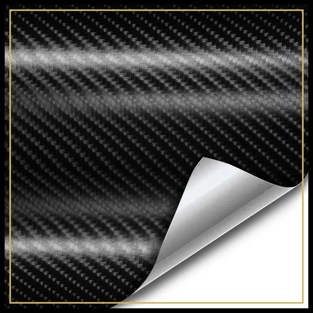 Black True Carbon Fiber Vinyl Wrap Roll with Air Release Technology 15ft x 5ft
Black True Carbon Fiber Vinyl Wrap Roll with Air Release Technology 15ft x 5ft