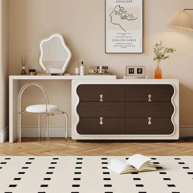 Light Mirror Vanity Table Stool Organizer Nordic Storage Modern Dressing Table Decor Luxury Tocador Maquillaje Bedroom Furniture
Light Mirror Vanity Table Stool Organizer Nordic Storage Modern Dressing Table Decor Luxury Tocador Maquillaje Bedroom Furniture