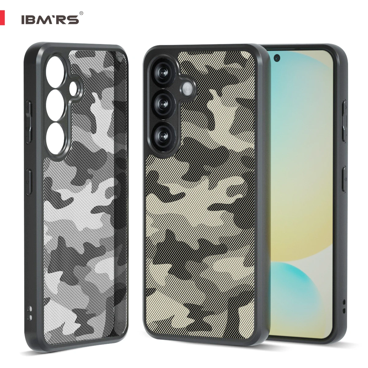 IBMRS for Samsung Galaxy S25+ Case, Camouflage Shockproof Cover, PC+TPU Dual Layer Heavy Duty Armor
IBMRS for Samsung Galaxy S25+ Case, Camouflage Shockproof Cover, PC+TPU Dual Layer Heavy Duty Armor