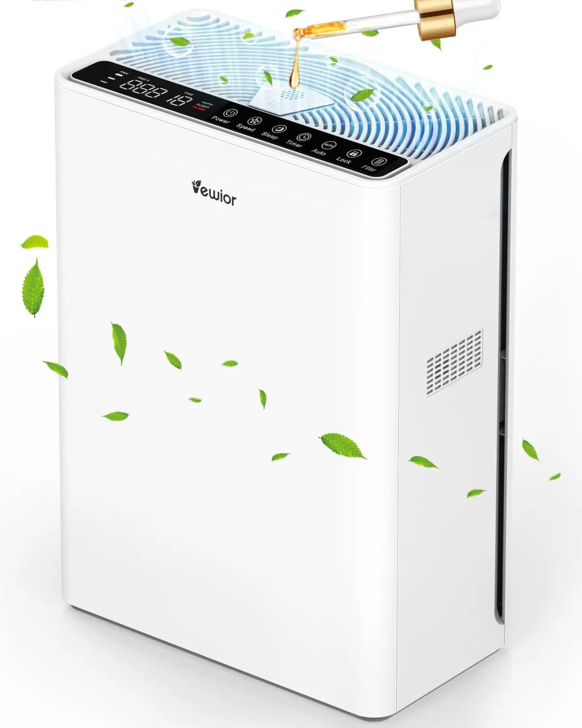 Large Room Air Purifier Up To 2200 Sqft H13 HEPA Filter With Fragrance Sponge Timer Washable Cover Quiet 15dB
Large Room Air Purifier Up To 2200 Sqft H13 HEPA Filter With Fragrance Sponge Timer Washable Cover Quiet 15dB