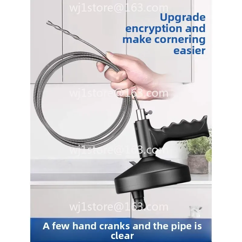 Drain Unclogging Tool for Toilet Blockages, Special Tool for Kitchen and Toilet Floor Drain Blockages, Household Pipe Dredger
Drain Unclogging Tool for Toilet Blockages, Special Tool for Kitchen and Toilet Floor Drain Blockages, Household Pipe Dredger