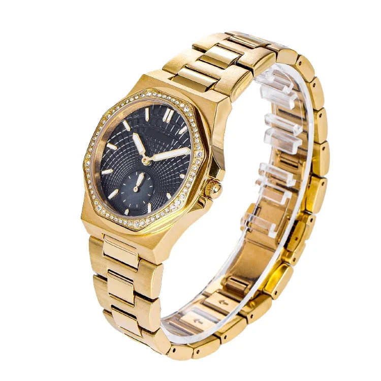 Gold Stainless Steel Band Fashion Watch For Man Shell Dial Diamond Watch Waterproof Luminous Imported Quartz Movement Gent Watch
Gold Stainless Steel Band Fashion Watch For Man Shell Dial Diamond Watch Waterproof Luminous Imported Quartz Movement Gent Watch
