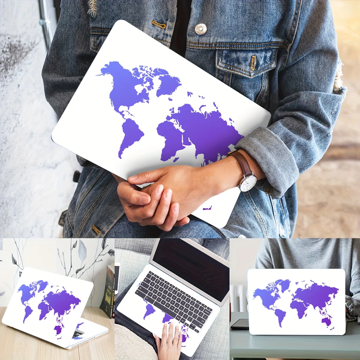 2-Pack Pattern Laptop Art Decal Simple Pattern Case, Universal Netbook Skin Sticker Non-reusable Laptop Skin Sticker
2-Pack Pattern Laptop Art Decal Simple Pattern Case, Universal Netbook Skin Sticker Non-reusable Laptop Skin Sticker