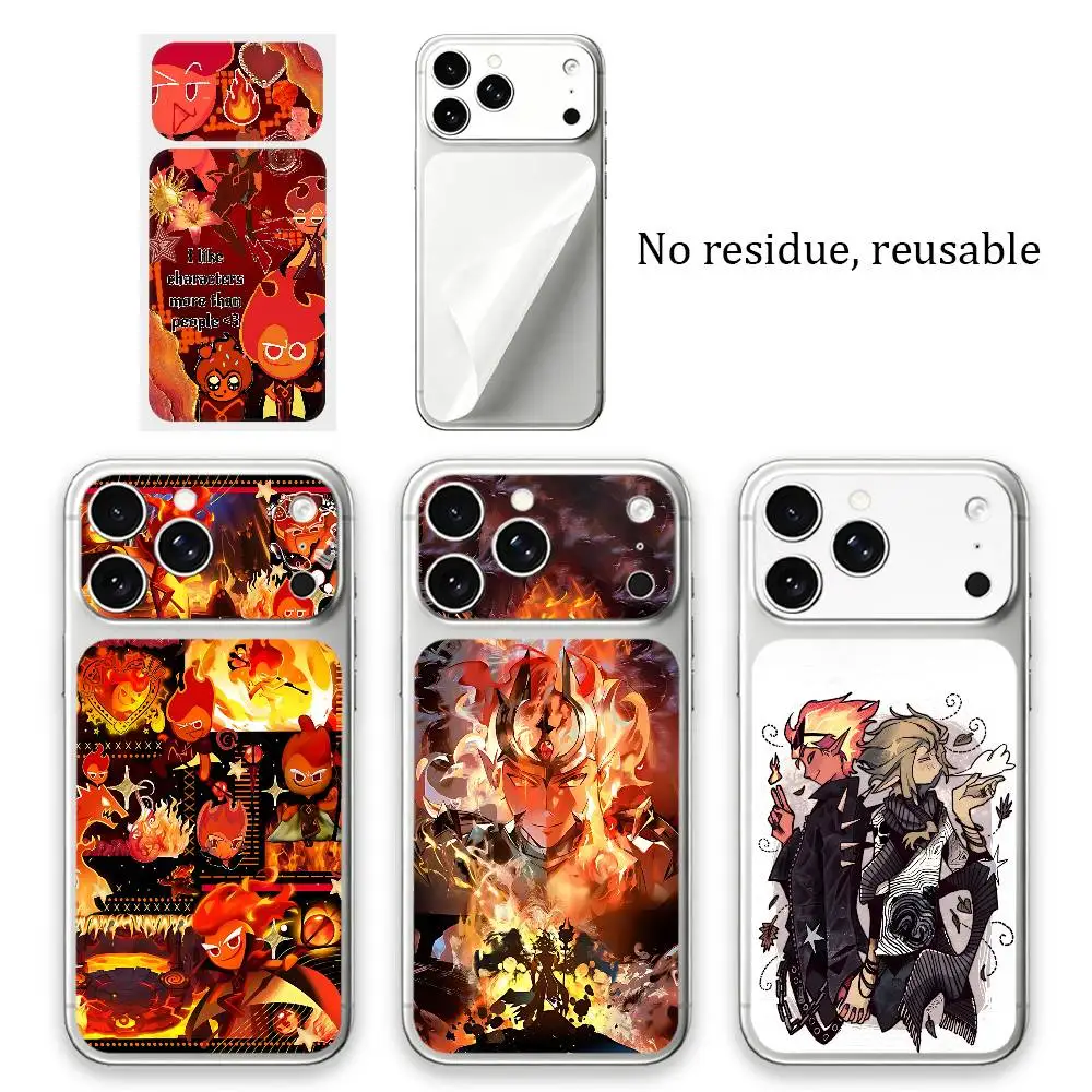 Fire S-Spirit C-CookieS Back Sticker For iPhone 17 Pro Max 17 Pro Anti-Fingerprint Decal
Fire S-Spirit C-CookieS Back Sticker For iPhone 17 Pro Max 17 Pro Anti-Fingerprint Decal