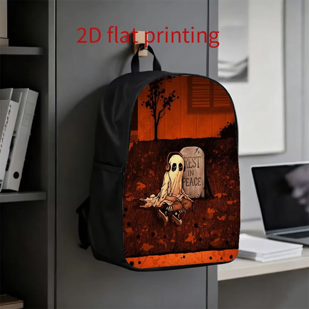 1 Ghost Tombstone Backpack with Headphones | Cute and lightweight, large capacity, adjustable shoulder strap, zipper seal
1 Ghost Tombstone Backpack with Headphones | Cute and lightweight, large capacity, adjustable shoulder strap, zipper seal