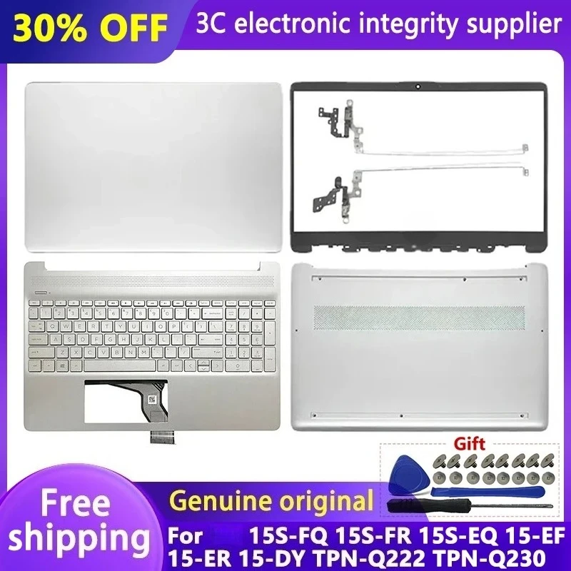 Новый чехол для HP 15S-FQ 15S-FR 15S-EQ 15-EF 15-ER 15-DY TPN-Q222 Q230, задняя крышка с ЖК-дисплеем, подставка для рук, чехол L63603-001 L63590-001
Новый чехол для HP 15S-FQ 15S-FR 15S-EQ 15-EF 15-ER 15-DY TPN-Q222 Q230, задняя крышка с ЖК-дисплеем, подставка для рук, чехол L63603-001 L63590-001
