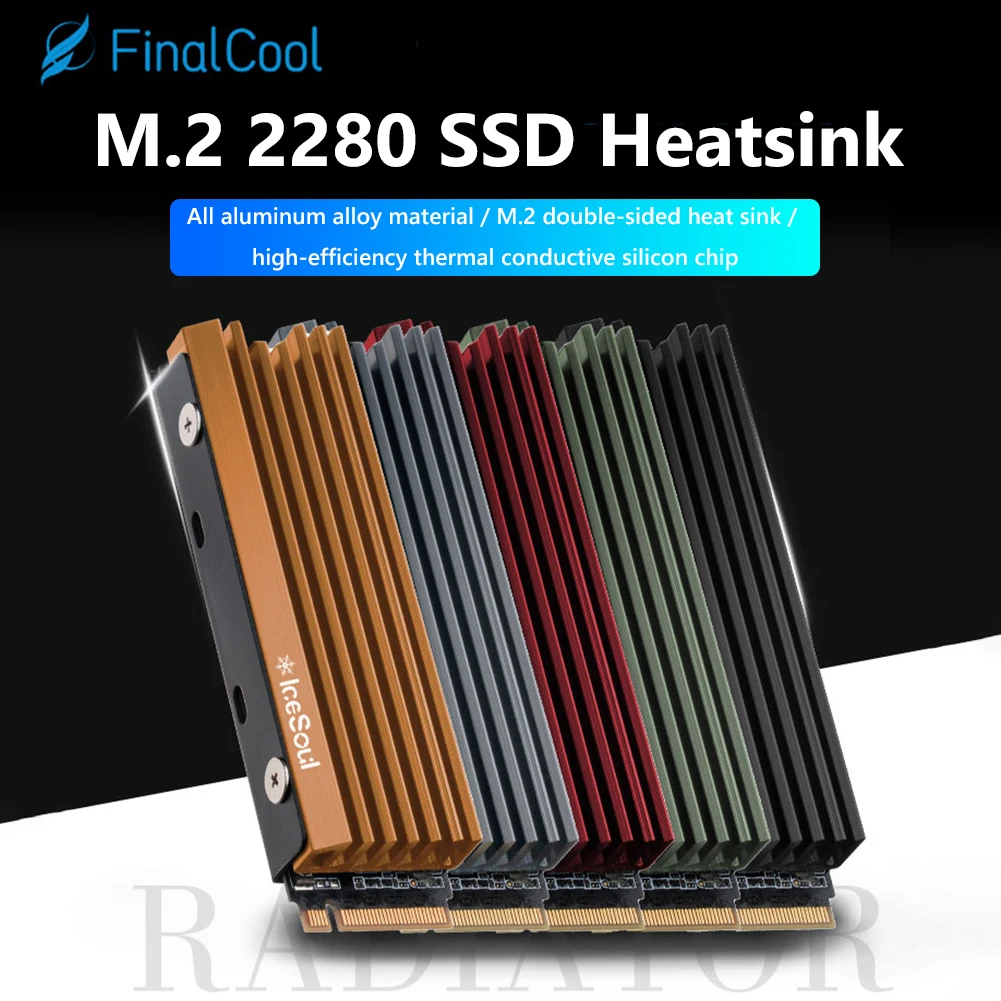 M.2 2280 NGFF/NVME SSD-радиатор SSD-кулер с силиконовой термопрокладкой SSD-радиатор жесткого диска аксессуары для ПК
M.2 2280 NGFF/NVME SSD-радиатор SSD-кулер с силиконовой термопрокладкой SSD-радиатор жесткого диска аксессуары для ПК