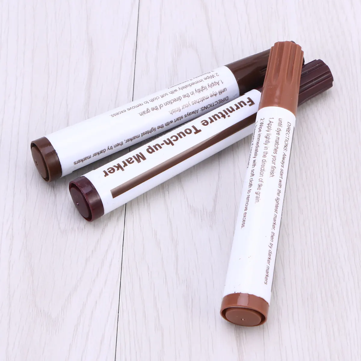 12pcs Furniture Touch-Up Pen For Wooden Scratches Repair Concealing Worn Edges Blemishes Non-Toxic Fast Drying Wood Polish Tool
12pcs Furniture Touch-Up Pen For Wooden Scratches Repair Concealing Worn Edges Blemishes Non-Toxic Fast Drying Wood Polish Tool