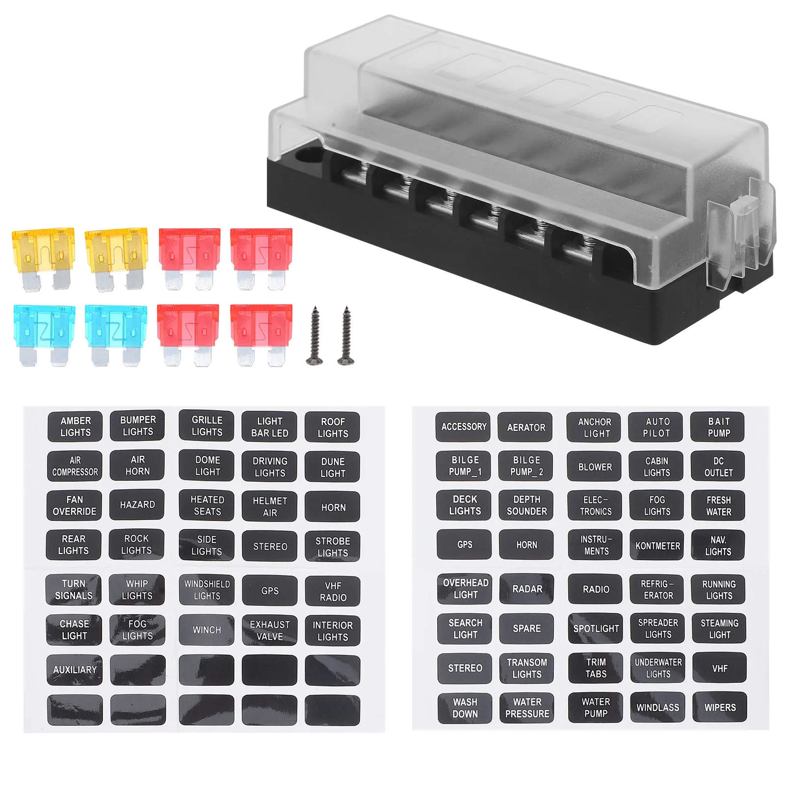 Fuse Holder Car Inline Dc Block Automotive Replacement Boxes Assorted Kit Holders Blocks
Fuse Holder Car Inline Dc Block Automotive Replacement Boxes Assorted Kit Holders Blocks