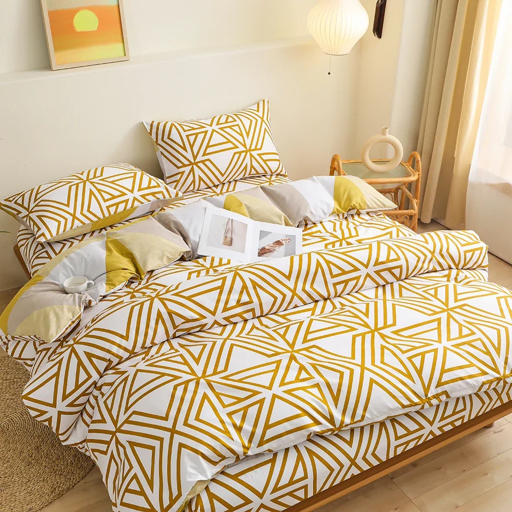 2/3 Pcs of Golden Stripe Pattern Sanding Bedding Set,,Duvet Cover+Pillowcase(Excluding Filler)Bed Set,Queen Full King,2/3pc
2/3 Pcs of Golden Stripe Pattern Sanding Bedding Set,,Duvet Cover+Pillowcase(Excluding Filler)Bed Set,Queen Full King,2/3pc