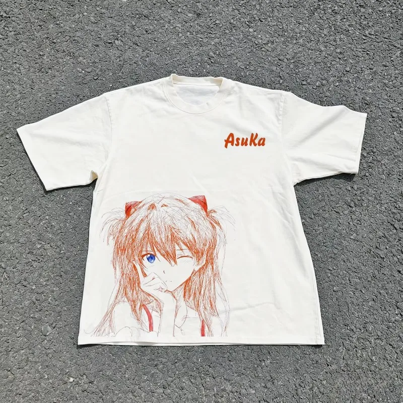 New Century Gospel Warrior Ayanami Asuka Classic Short Sleeve T-shirt Y2K Men's T-shirt Summer New Casual T-shirt
New Century Gospel Warrior Ayanami Asuka Classic Short Sleeve T-shirt Y2K Men's T-shirt Summer New Casual T-shirt