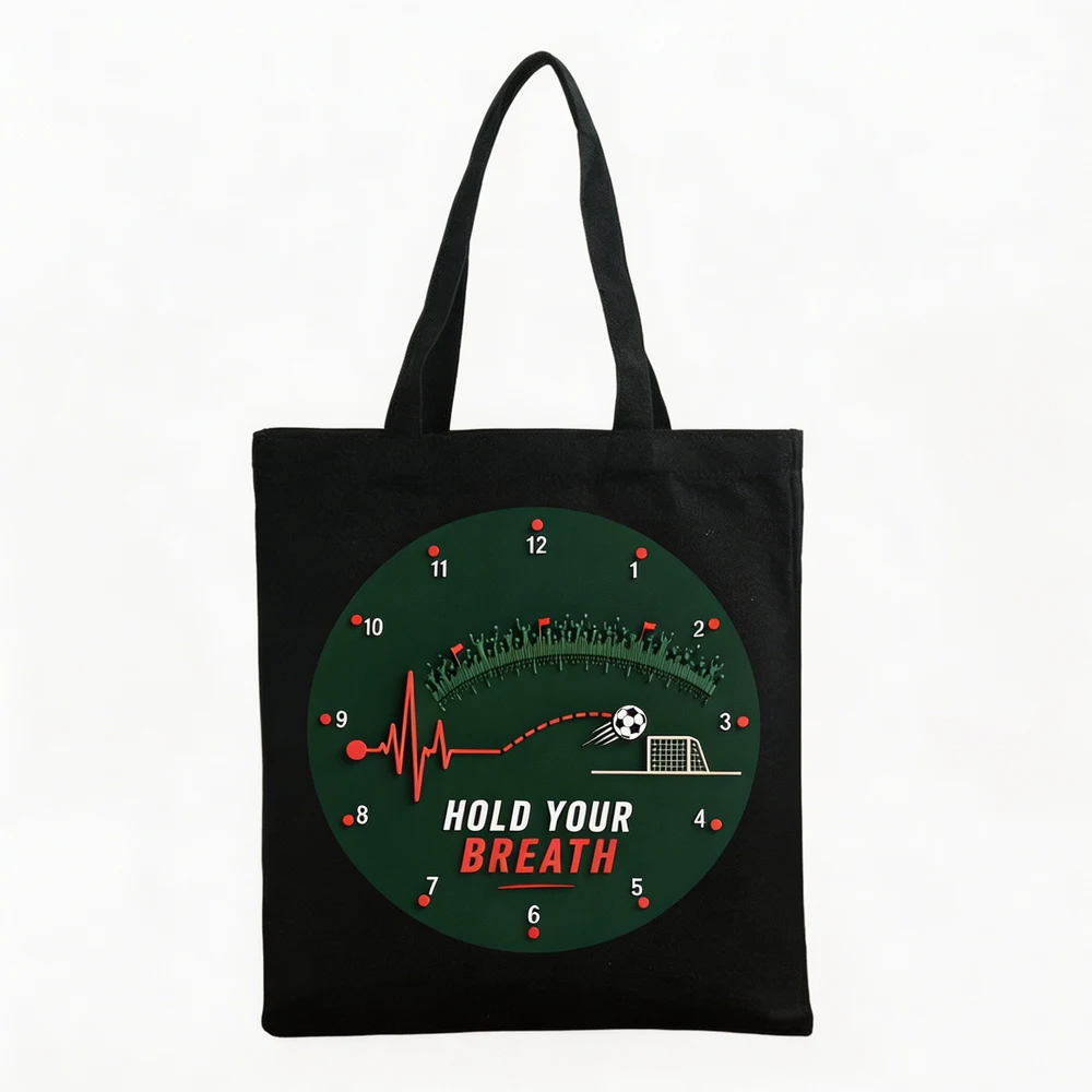 Retro Canvas Tote Bag Soccer Match Clock Design Tote Bag Soccer Chant Gift Football Watch Party Gift Handbag Summer Shoulder Bag
Retro Canvas Tote Bag Soccer Match Clock Design Tote Bag Soccer Chant Gift Football Watch Party Gift Handbag Summer Shoulder Bag