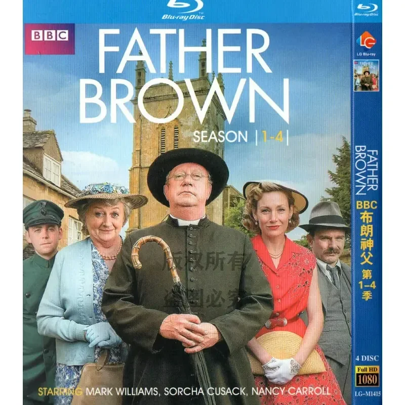 British suspense crime TV series Father Brown seasons 1 to 9 high definition BD Blu-ray 12 discs
British suspense crime TV series Father Brown seasons 1 to 9 high definition BD Blu-ray 12 discs