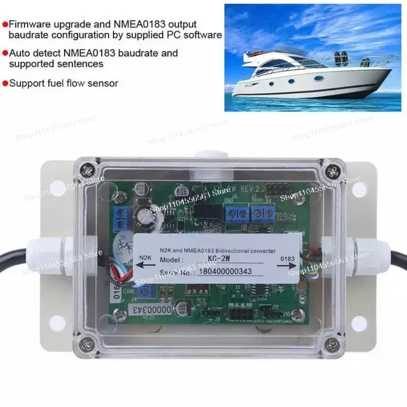 New KC-2W NMEA2000 And NMEA0183 Bidirection Converter NMEA0183 to N2K converter KC-2W WIFI module
New KC-2W NMEA2000 And NMEA0183 Bidirection Converter NMEA0183 to N2K converter KC-2W WIFI module