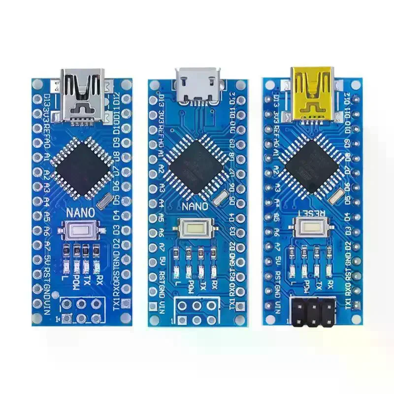 Mini / Type-C / Micro USB Nano 3.0 With The Bootloader Compatible Nano Controller For CH340 USB Driver 16Mhz ATMEGA328P
Mini / Type-C / Micro USB Nano 3.0 With The Bootloader Compatible Nano Controller For CH340 USB Driver 16Mhz ATMEGA328P