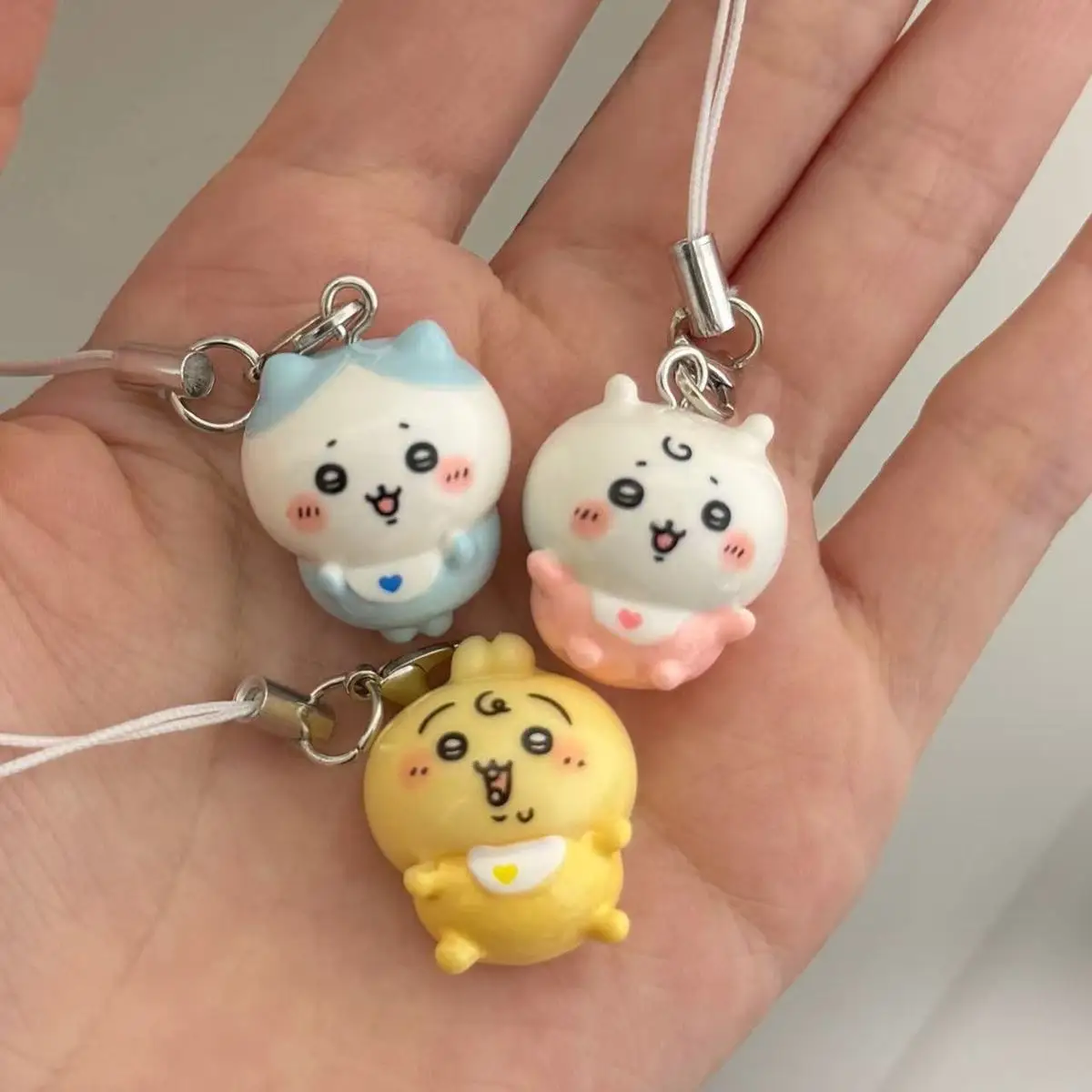 Mini Resin Phone Charm Keychain Cute Usagi Hachiware Chii Momonga Small Pendant Lanyard for Phone Strap Bag Decor Fans Gift
Mini Resin Phone Charm Keychain Cute Usagi Hachiware Chii Momonga Small Pendant Lanyard for Phone Strap Bag Decor Fans Gift