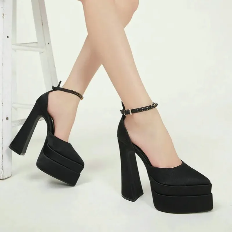 Women's Sandals 2026 Summer New Fashion High Heels Designer High Heel Pumps for Women Catwalk Show Shoes Women's Single Shoes
Women's Sandals 2026 Summer New Fashion High Heels Designer High Heel Pumps for Women Catwalk Show Shoes Women's Single Shoes