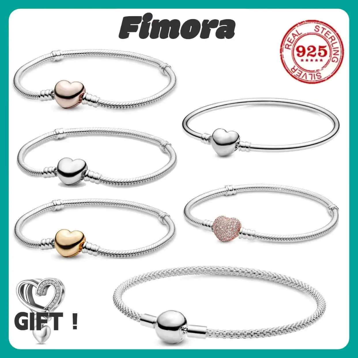 2026 Hot Sale S925 Sterling Silver Snake Bone Heart Zircon Bracelet for DIY Bracelet Women's Fashion Jewelry Accessories
2026 Hot Sale S925 Sterling Silver Snake Bone Heart Zircon Bracelet for DIY Bracelet Women's Fashion Jewelry Accessories