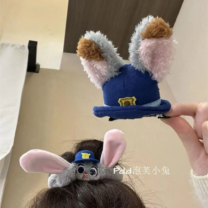 Disney Zootopia Judith Hopps Ear Hat Soft Plush Hair Clip Scrunchie Head Decoration Dress Up Bundle Clamp Friend Christmas Gift
Disney Zootopia Judith Hopps Ear Hat Soft Plush Hair Clip Scrunchie Head Decoration Dress Up Bundle Clamp Friend Christmas Gift