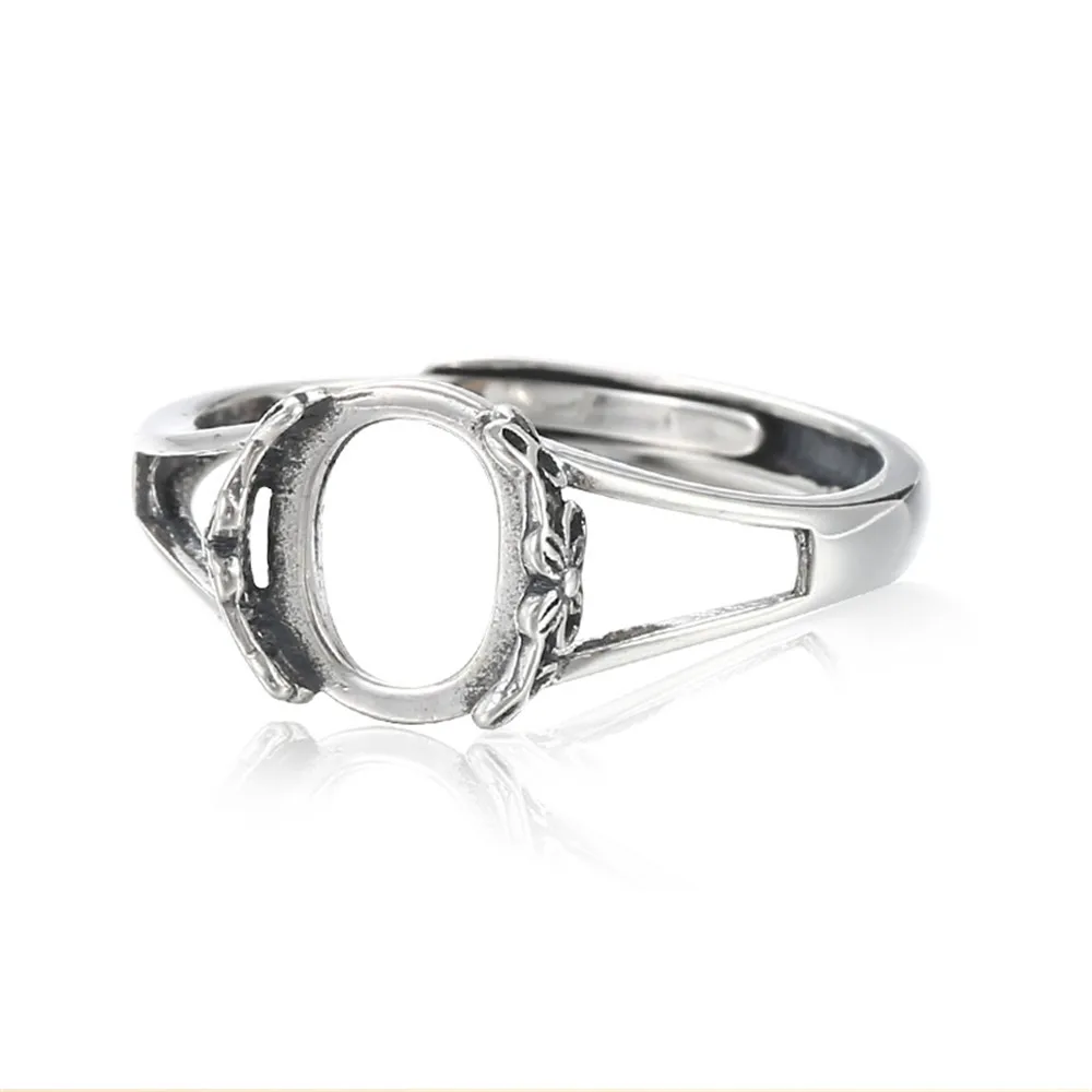 925 Sterling Silver Adjustable Band Ring Blank for 7x9mm/8x10mm/10x14mm/13x18mm/9x9mm/12x12mm Oval or Round Cabochons
925 Sterling Silver Adjustable Band Ring Blank for 7x9mm/8x10mm/10x14mm/13x18mm/9x9mm/12x12mm Oval or Round Cabochons