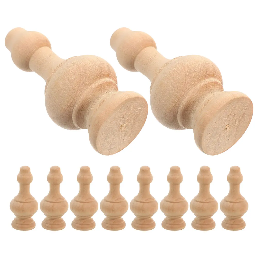 10pcs Unfinished Wood Spindles Roman Column Balusters Sturdy Solid Wood Craft Furniture Accessories Diy Woodworking Staircases
10pcs Unfinished Wood Spindles Roman Column Balusters Sturdy Solid Wood Craft Furniture Accessories Diy Woodworking Staircases