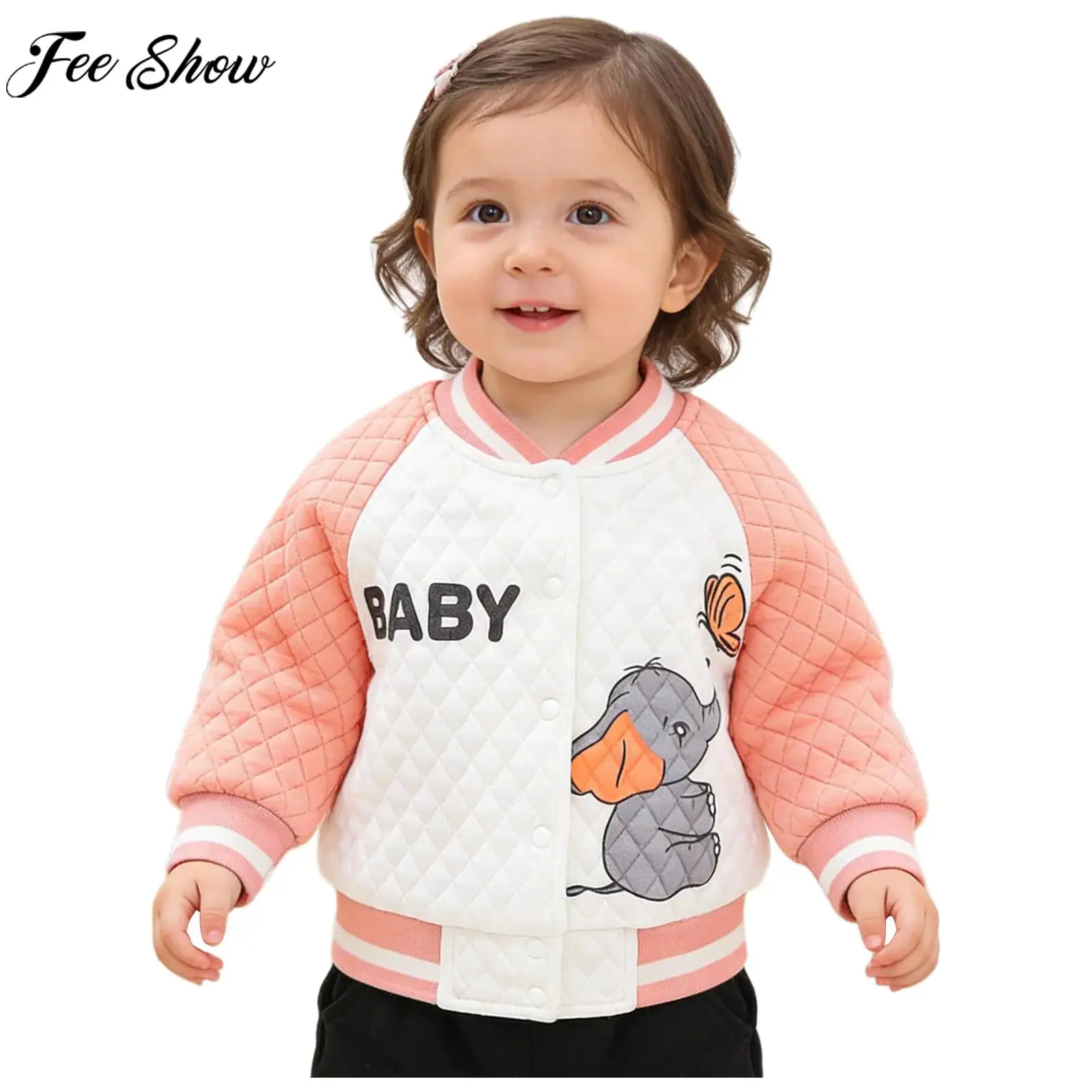 Для маленьких мальчиков и девочек с длинными рукавами на пуговицах, милая бейсбольная куртка с героями мультфильмов, пальто-бомбер, повседневная толстовка, легкая верхняя одежда, повседневная одежда
Для маленьких мальчиков и девочек с длинными рукавами на пуговицах, милая бейсбольная куртка с героями мультфильмов, пальто-бомбер, повседневная толстовка, легкая верхняя одежда, повседневная одежда