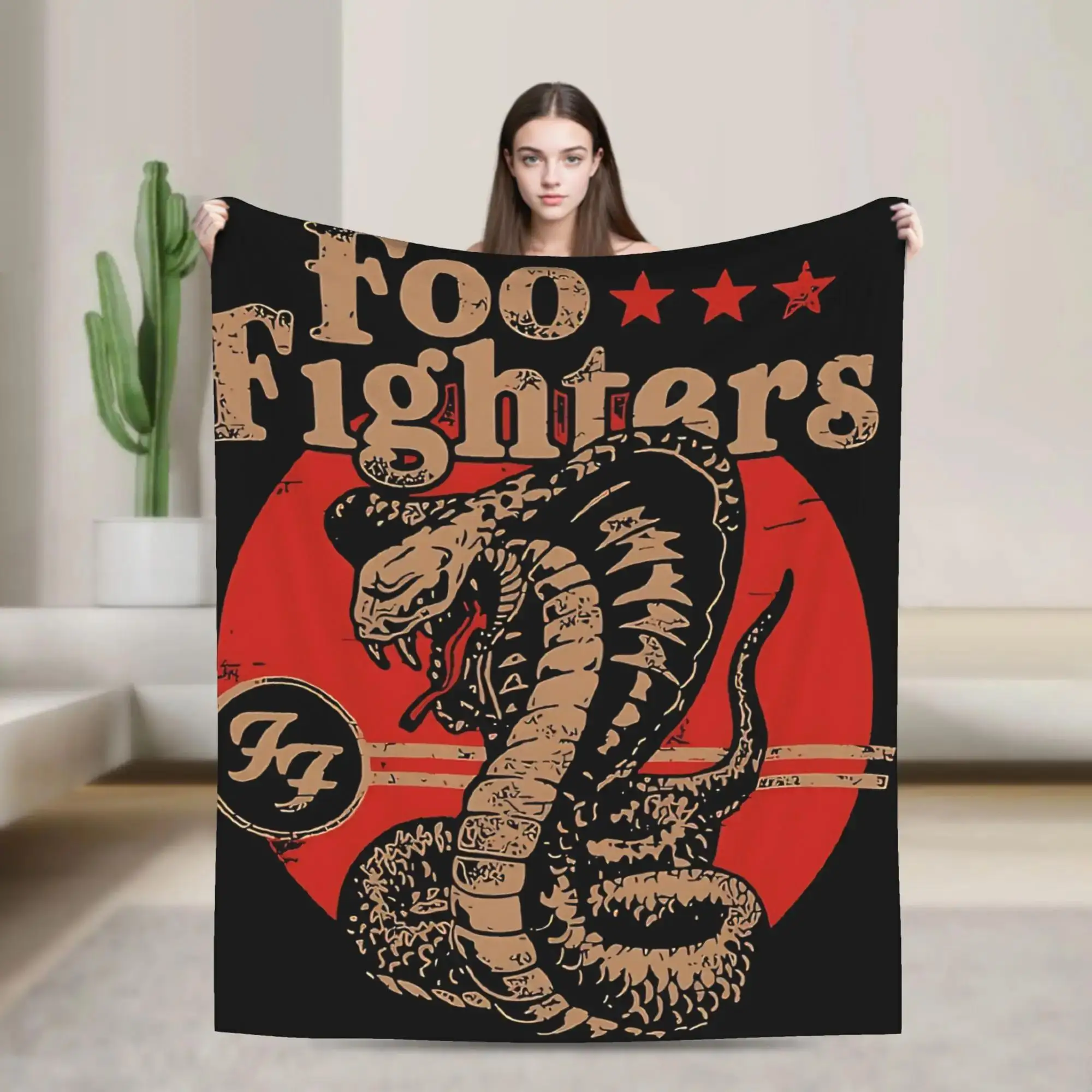 Super Soft Fleece Blanket for Travel Sofa Bed Band FFighters Print Flannel Throw for Couch Chair Cover
Super Soft Fleece Blanket for Travel Sofa Bed Band FFighters Print Flannel Throw for Couch Chair Cover