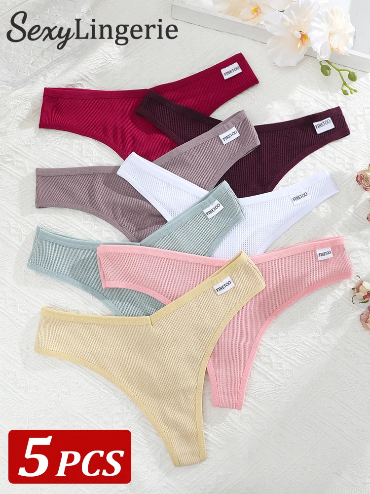 5 шт. женские хлопковые трусики в вафельном стиле, стринги, женские мягкие стринги, женские трусики S-XL с низкой посадкой и Т-образной спинкой, нижнее белье-бикини 2024
5 шт. женские хлопковые трусики в вафельном стиле, стринги, женские мягкие стринги, женские трусики S-XL с низкой посадкой и Т-образной спинкой, нижнее белье-бикини 2024