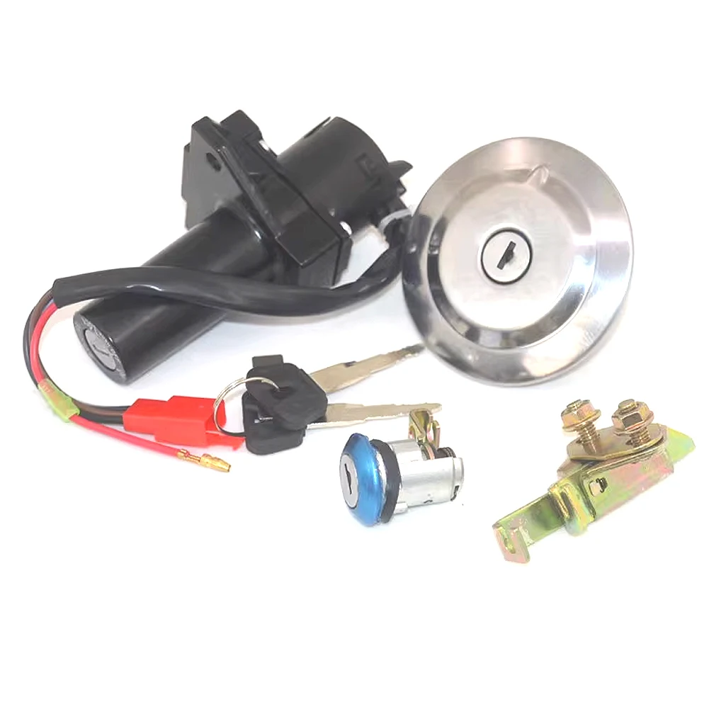 Motorcycle Ignition Switch Lock Door Set Gas Fuel Tank Cap Seat Keys Cover For Yamaha JYM250 YBR250 YS250 YS 250
Motorcycle Ignition Switch Lock Door Set Gas Fuel Tank Cap Seat Keys Cover For Yamaha JYM250 YBR250 YS250 YS 250