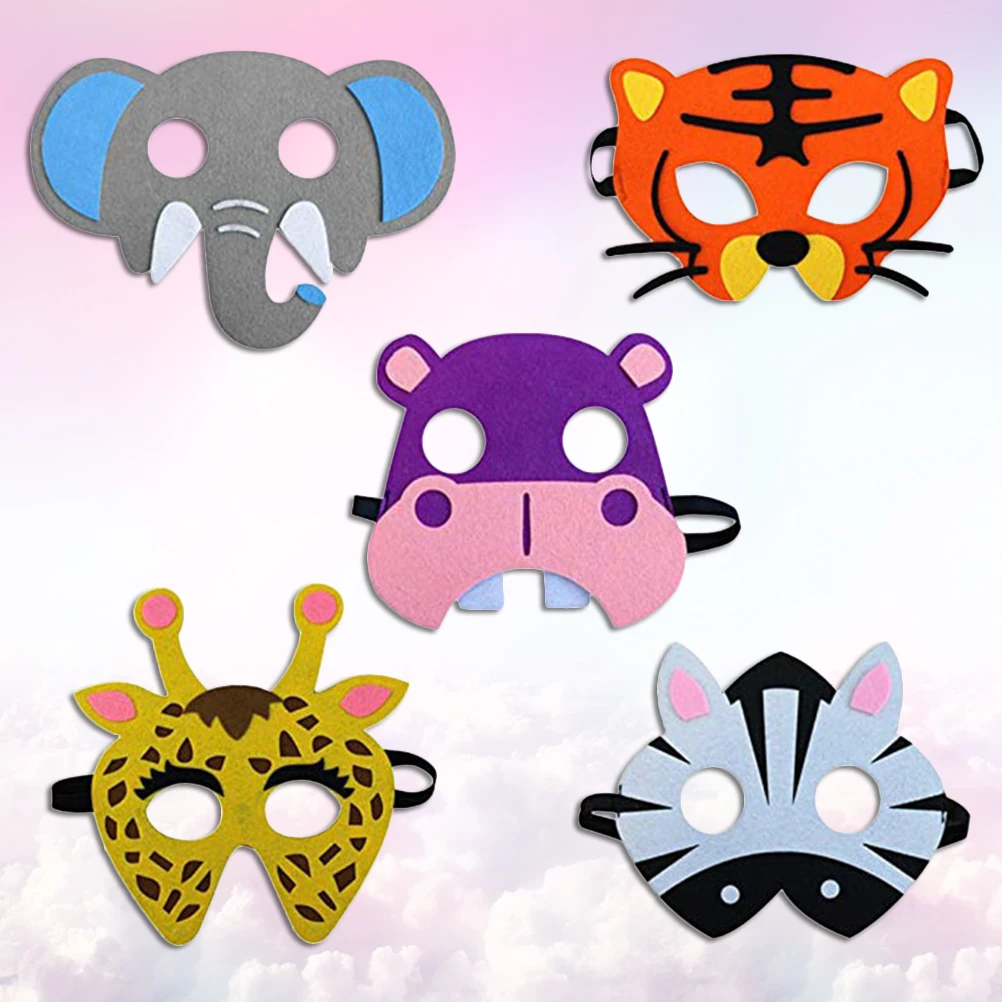 5pcs Animal Mask Funny Show party dress Animal Felt Mask Cosplay Mask for kid (Elephant, Tiger, Hippo, Giraffe, Zebra)
5pcs Animal Mask Funny Show party dress Animal Felt Mask Cosplay Mask for kid (Elephant, Tiger, Hippo, Giraffe, Zebra)