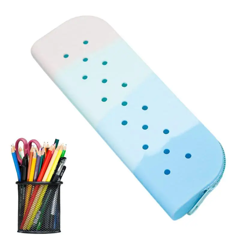 Waterproof Pencil Case Silicone Large Capacity Holes Holder For Pens Portable Pencil Case For Home School Classroom Cute Pen
Waterproof Pencil Case Silicone Large Capacity Holes Holder For Pens Portable Pencil Case For Home School Classroom Cute Pen