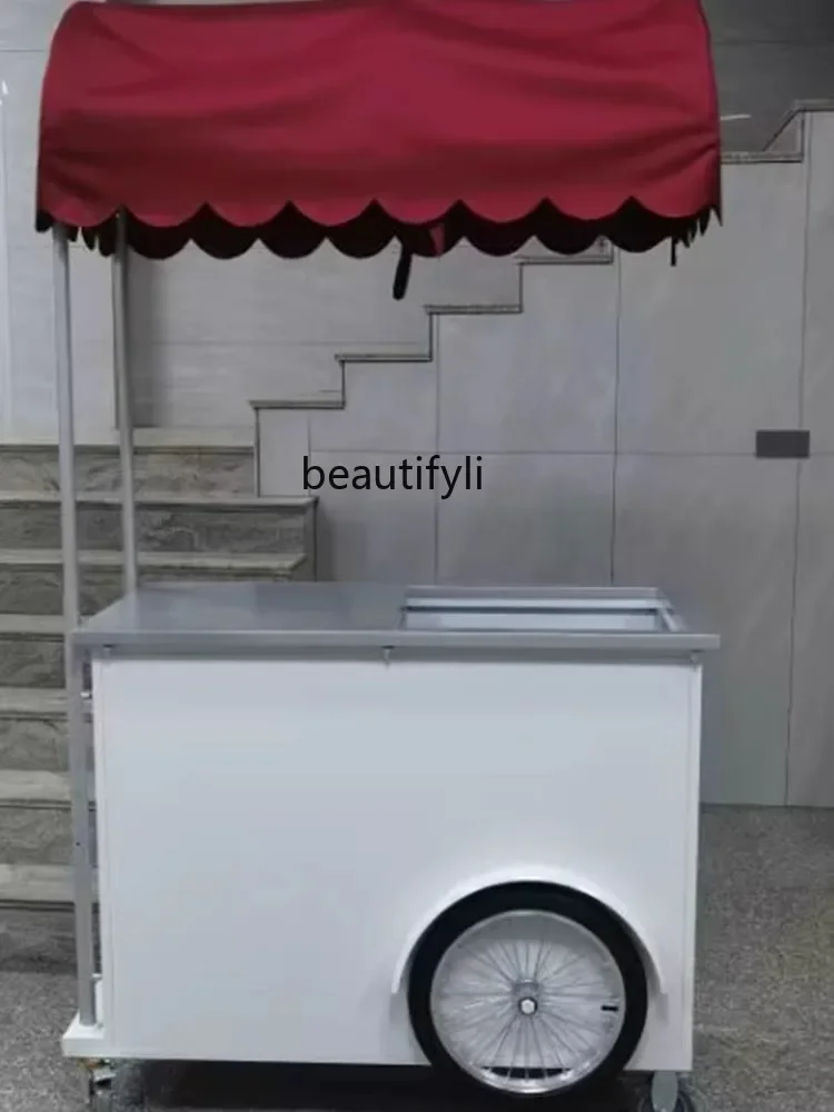 A50 Ice cream mobile sales cart mall display promotion stall cart creative street cart
A50 Ice cream mobile sales cart mall display promotion stall cart creative street cart