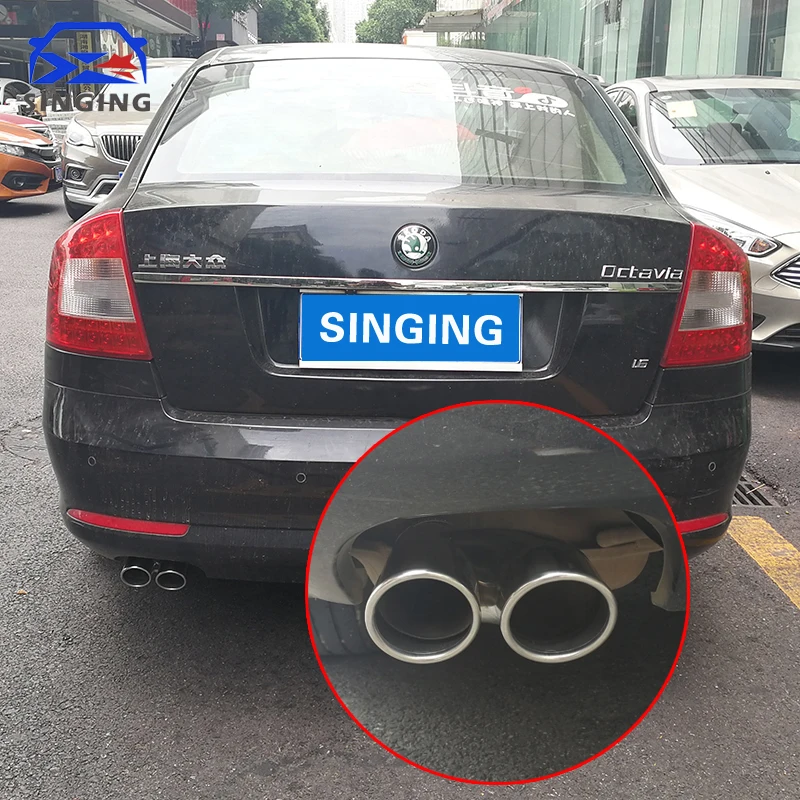 Car Muffler End Pipe Dual Exhaust Tips Styling Part exhaust tip muffler decorative end pipe parts For Skoda Octavia 1.6 2014
Car Muffler End Pipe Dual Exhaust Tips Styling Part exhaust tip muffler decorative end pipe parts For Skoda Octavia 1.6 2014