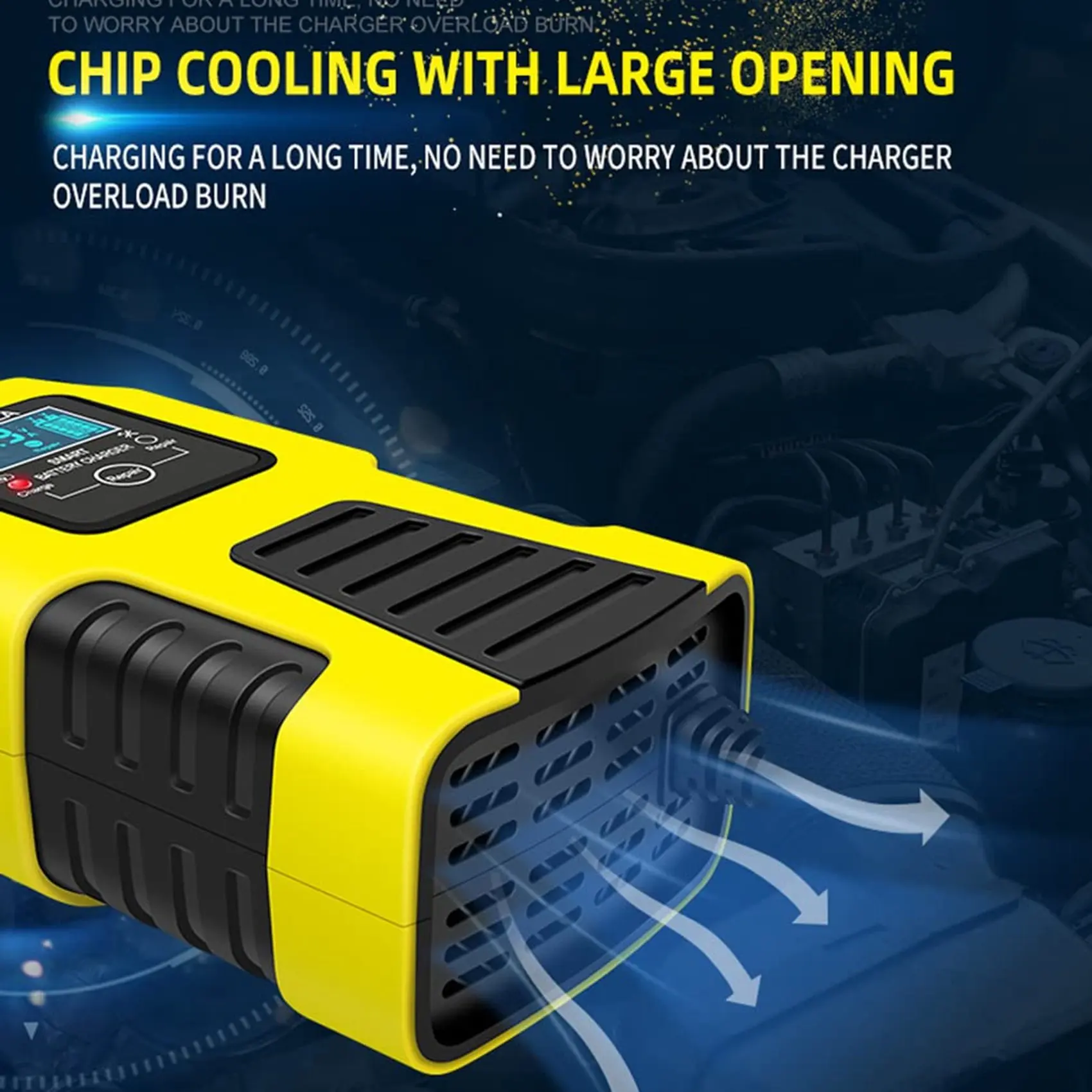 12V Battery Charger Maintainer 2A Automatic Smart Charger Portable Battery Repair And Desulfator For Car Truck
12V Battery Charger Maintainer 2A Automatic Smart Charger Portable Battery Repair And Desulfator For Car Truck