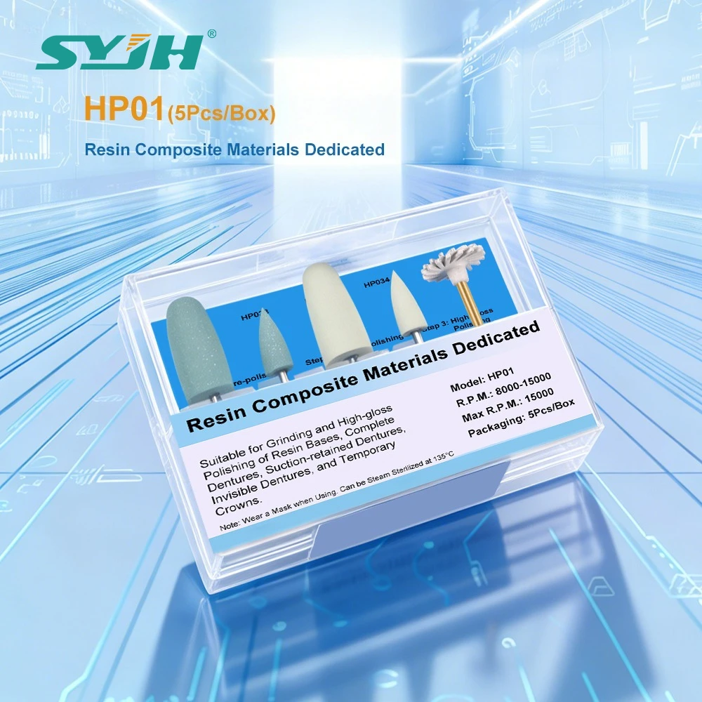 SYJH 5Pcs/Box HP063/HP033/HP064/HP034/RDH159 Dental Rubber Resin Composite Materials Dedicated Composite Grinding Heads Dentist
SYJH 5Pcs/Box HP063/HP033/HP064/HP034/RDH159 Dental Rubber Resin Composite Materials Dedicated Composite Grinding Heads Dentist
