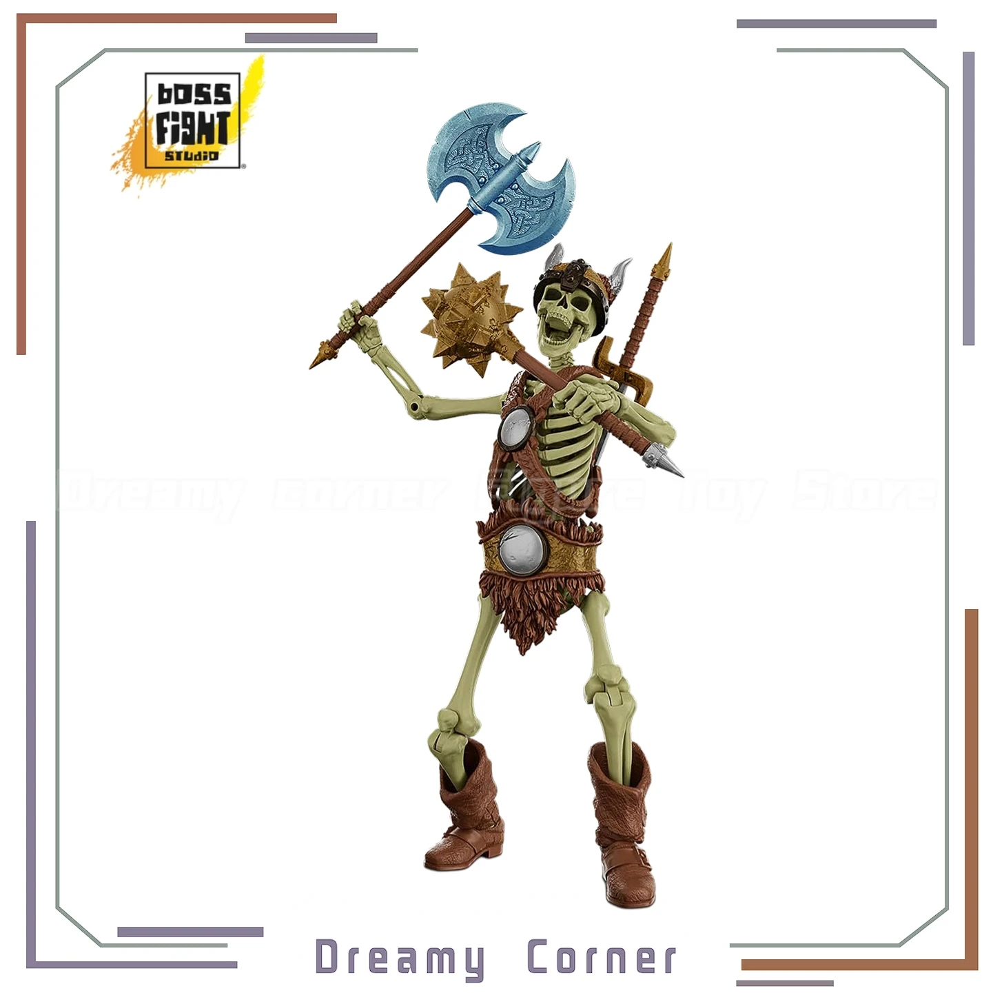 В наличии: Оригинальный набор Boss Fight Studio EPIC H.A.C.K.S. Коллекционная фигурка-модель «Скелет Варвара» 1/12, украшение
В наличии: Оригинальный набор Boss Fight Studio EPIC H.A.C.K.S. Коллекционная фигурка-модель «Скелет Варвара» 1/12, украшение