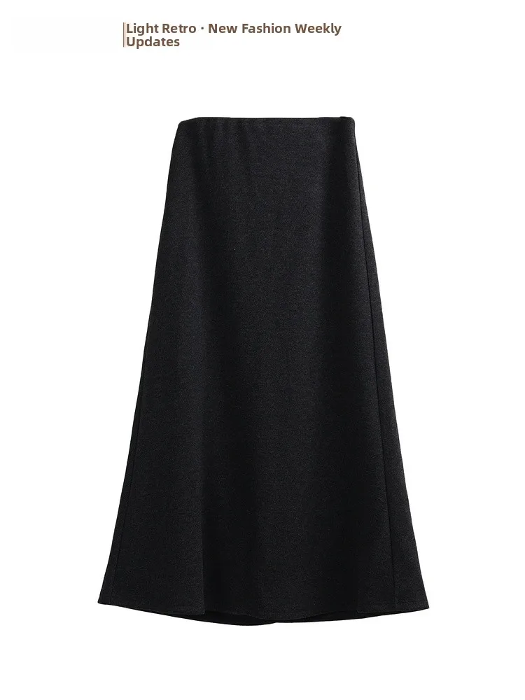 Юбка-трапеция с высокой талией для женщин: универсальная, повседневная, комфортная, дышащая, из смесовой ткани (полиэстер, вискоза, ацетат, шерсть)
Юбка-трапеция с высокой талией для женщин: универсальная, повседневная, комфортная, дышащая, из смесовой ткани (полиэстер, вискоза, ацетат, шерсть)