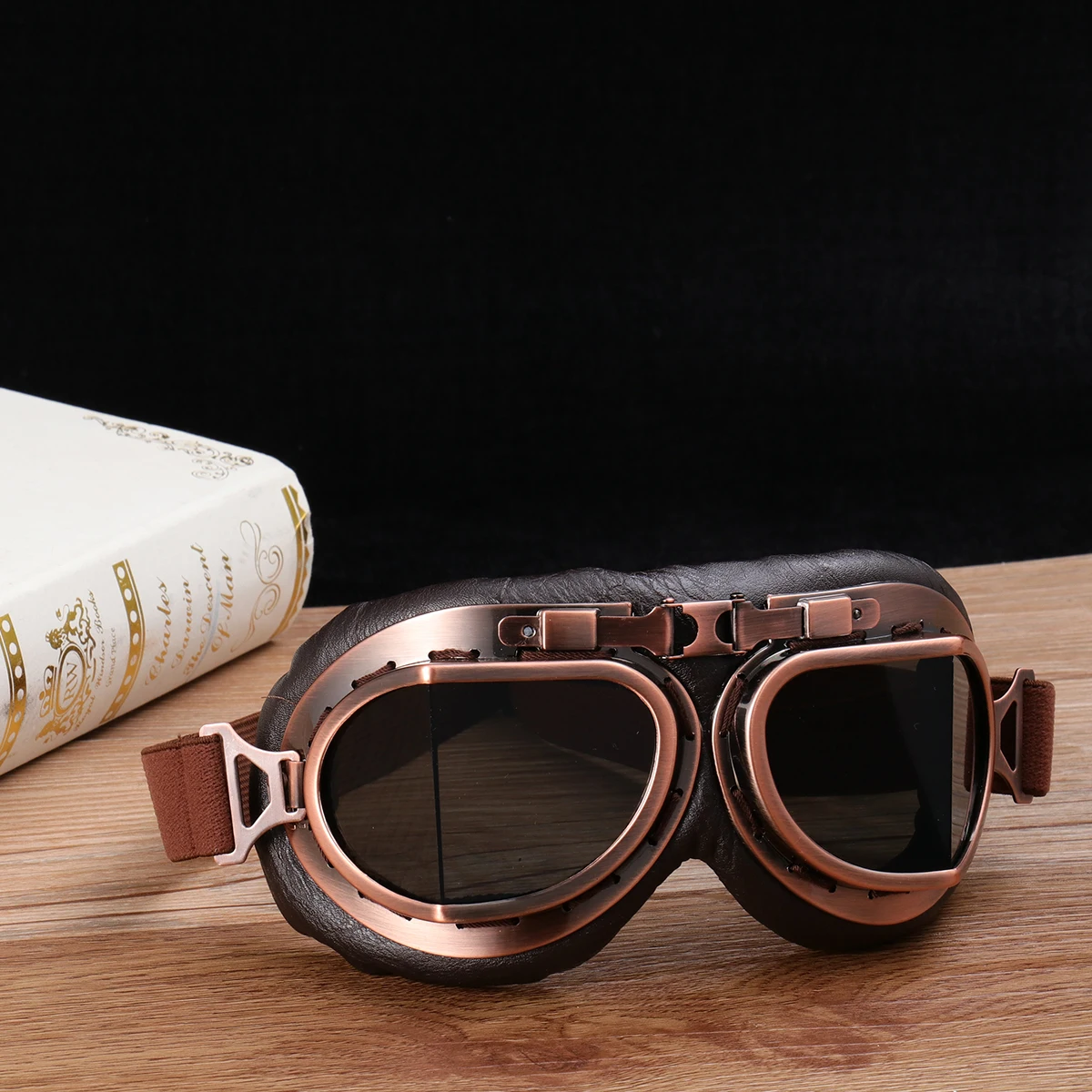 Motorbike Riding Windproof Protective Goggles Anti-Fog Copper Plated Grey Durable Hardened Scratch Resistant Uv Protection
Motorbike Riding Windproof Protective Goggles Anti-Fog Copper Plated Grey Durable Hardened Scratch Resistant Uv Protection