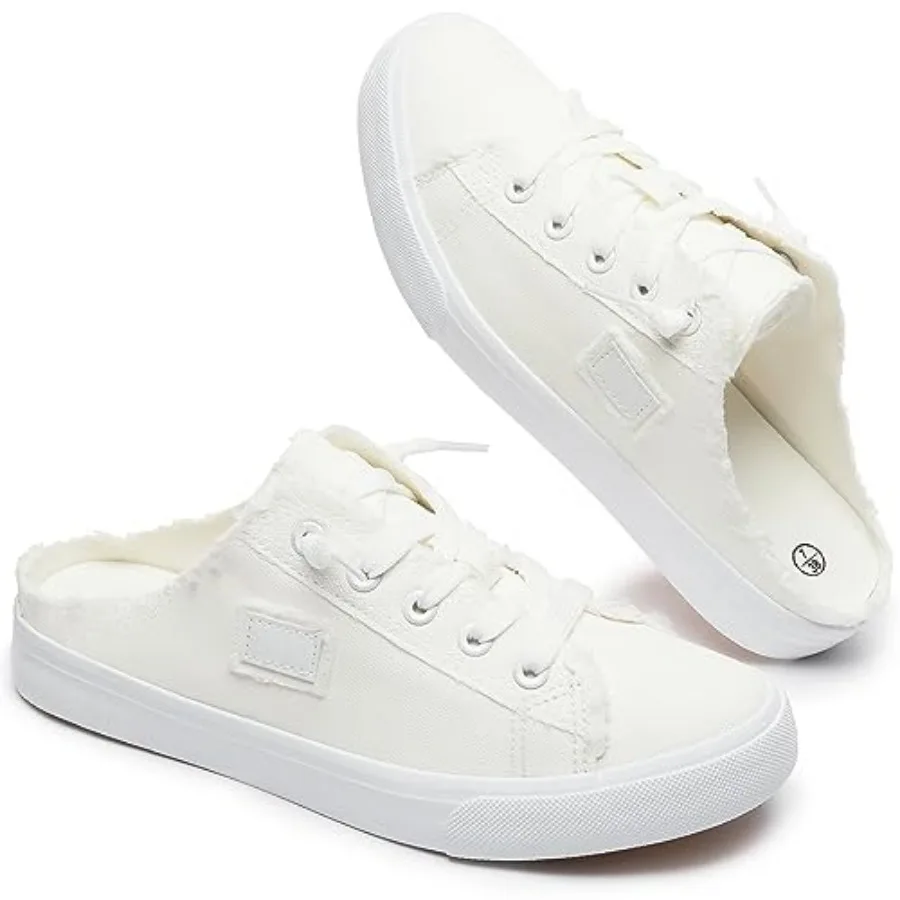 Women's Slip on Sneakers Canvas Slip ons Shoes Fashion Comfortable Mules Womens Non Slip Loafers Casual Backless Shoes
Women's Slip on Sneakers Canvas Slip ons Shoes Fashion Comfortable Mules Womens Non Slip Loafers Casual Backless Shoes