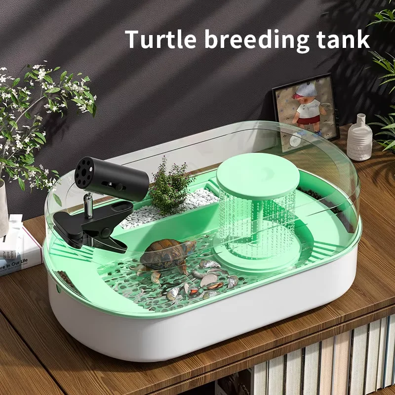 Household ecological tank turtle tank Brazilian water turtle breeding box to prevent escape turtle tank dedicated feeding box
Household ecological tank turtle tank Brazilian water turtle breeding box to prevent escape turtle tank dedicated feeding box