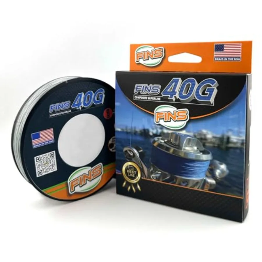 40G Super Round Braided Fishing Line USA Made 9-End Composite Over-Braiding High Strength-to-Diameter Ratio Smooth Mono-Like Fe
40G Super Round Braided Fishing Line USA Made 9-End Composite Over-Braiding High Strength-to-Diameter Ratio Smooth Mono-Like Fe
