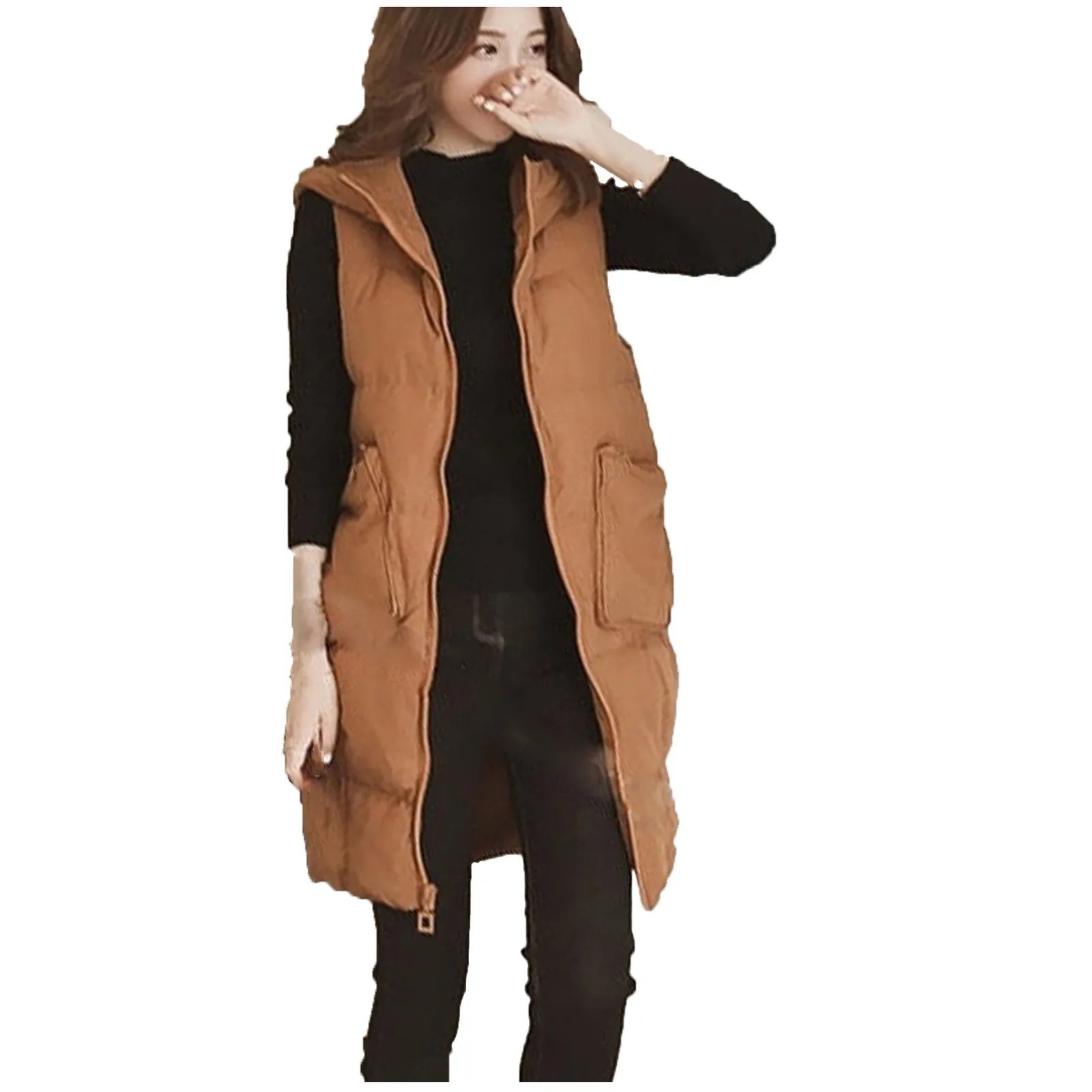 Women's Large Hooded Vest Autumn and Winter Cotton Vest Fashion Warm Puffer Jacket Vest Fashion
Women's Large Hooded Vest Autumn and Winter Cotton Vest Fashion Warm Puffer Jacket Vest Fashion