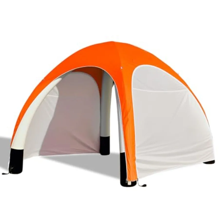 Inflatable Shade Air Canopy Tent 10x10Ft outdoor UV protection sun shelter in orange, lightweight PVC fabric, quick-setup air i
Inflatable Shade Air Canopy Tent 10x10Ft outdoor UV protection sun shelter in orange, lightweight PVC fabric, quick-setup air i