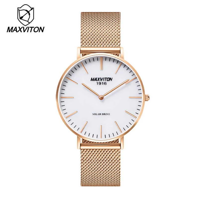 MAXVITON Solar Watch, Men's & Women's Couple Watch, Ultra-thin Minimalist Solar Powered Wristwatch
MAXVITON Solar Watch, Men's & Women's Couple Watch, Ultra-thin Minimalist Solar Powered Wristwatch