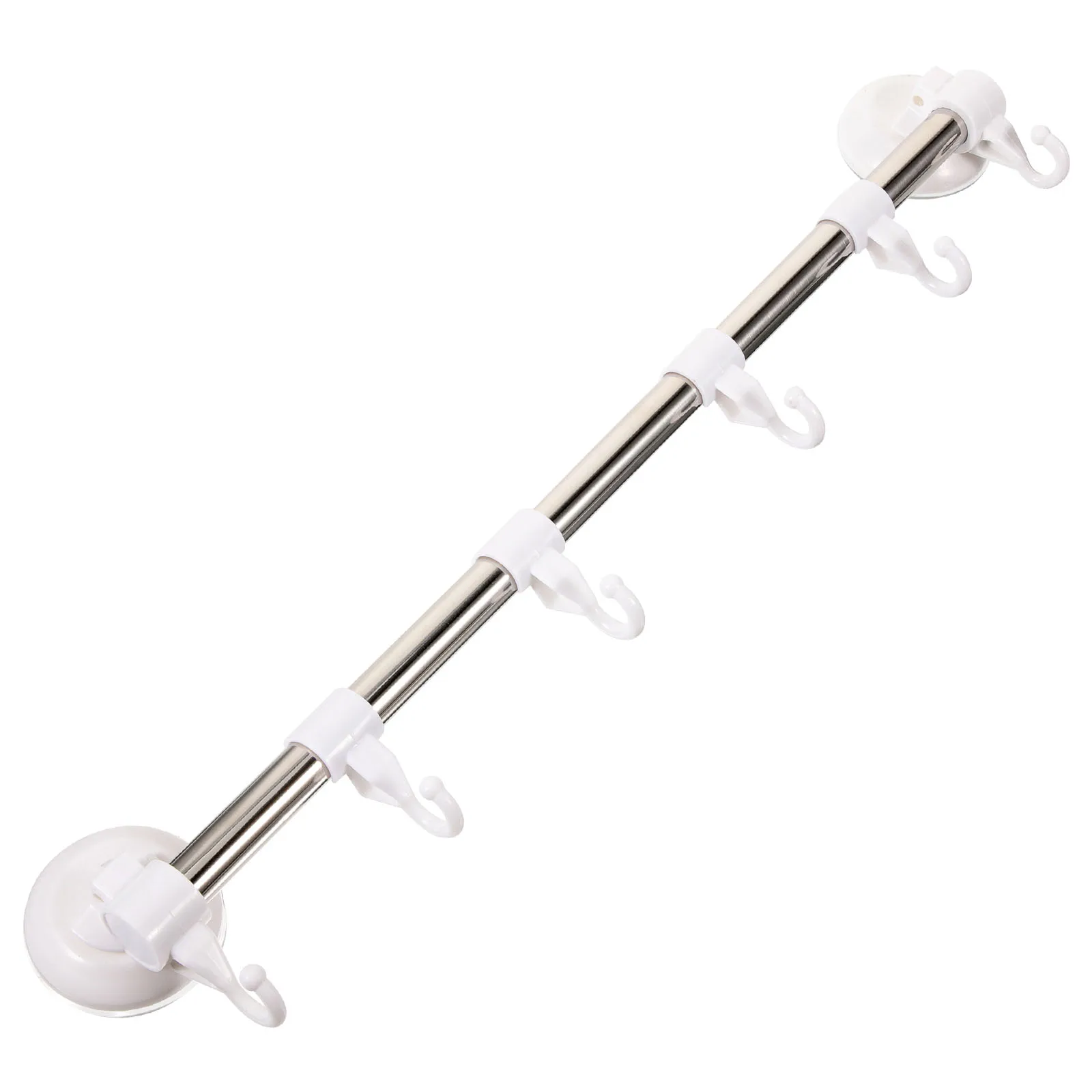 6 Hooks Suction Cup Towel Rack Kitchen Utensil Hanger Wall Mount Bathroom Bar Pot Rack Hooks Storage Solution Stainless Steel
6 Hooks Suction Cup Towel Rack Kitchen Utensil Hanger Wall Mount Bathroom Bar Pot Rack Hooks Storage Solution Stainless Steel